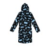 Women's Drawstring Hooded Pocket Dress