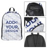 Custom Unisex Casual Backpack with Side Mesh Pockets