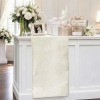 Cotton Linen Tapestry with Satin Ribbons 12x40inch|Ship From USA