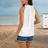 Custom Individualized Women's Sleeveless Choker Neck Blouse