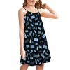 Delicate Spaghetti-Strap Ruffle-Hem Dress For Girls