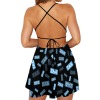 Backless Lace-Up Dress