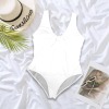 Custom Specialized Women's Tie Front Backless One Piece Swimsuit