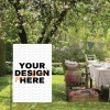 Custom Cotton Linen Garden Flag(12"X18")