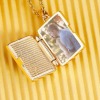 Envelope Photo Locket Necklace in Gold