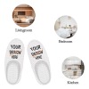 Custom Men's Cotton Non-Slip Warm Slipper