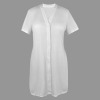 Custom Individualized Women's Button V-Neck Pocket Nightdresses