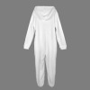 Custom Personalized Women's Plush Hooded Zipper Long Sleeve One Piece Pajamas