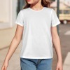 Custom Personalized Girls Crew Neck T-Shirt