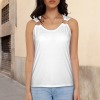 Custom Personalized Women's Sleeveless Ring Buckle Tank Tops