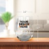 Custom Stemless Wine Glass(17oz)