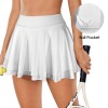 Custom Personalized Women's Two Layer Hem Pocket Sports Skirt