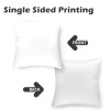 Peach Skin Pillowcase 18"x18" (One Side&Pack of 2)