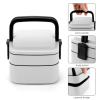 Custom Double layer Bento Box With Spoon