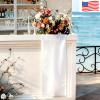 Custom Peach Skin Table Runner 13"x 72"|Ship From USA