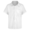 100% Cotton Custom Women Short Sleeved Shirt With Pocket