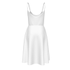 All Over Print Women's Long Slip Dress with Double Side Pockets