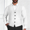 Custom Men's Sleeceless Suit Blazer vest