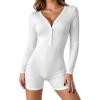 Custom Women's Long-sleeved bodysuit shorts