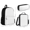 3PCS Bag Set(1Pcs Backpack+1Pcs Lunch bag+1Pcs Pencil bag)