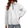 Custom Women's Long Sleeve Zipper Hoodies With Pocket