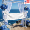 Peach Skin Tapestry with Satin Ribbons 50x15inch|Ship From USA