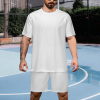 Custom Men's Soccer Jersey Set Short Sleeve Top And Shorts