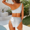 Women's One-Shoulder Minimalist Bikini Set