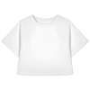 Custom Women's Short Sleeve Crew Neck Cropped Tee Crop T Shirt