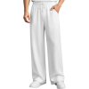 Custom Men's Elastic Waist Wide Leg Causal Pants