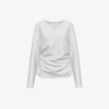 Custom Women's V-Neck Long Sleeve Drop Shoulder Top