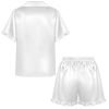Custom Women's ruffle Short Sleeve Short Pajama Set