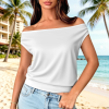 Custom Women's Off Shoulder T-shirt