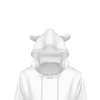 Custom Women's Cat Ear Cropped Hoodie with Drawstring and Cuffs