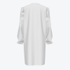 Custom Women's Crew Neck Bubble Sleeve Long Sleeve Dress
