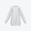 Custom Women's Crew Neck Long Sleeve T‑shirt with Pocket