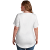Custom Women's Ice silk V Neck Short-sleeve T Shirt