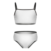 Custom Personalized Kids High Waist Bikini Set