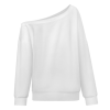 Custom Women Off Shoulder Drop Shoulder Lantern Long Sleeve Casual Top