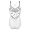 Women's Cross-Back Cutout One-Piece Swimsuit