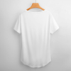 Custom Women's Ice silk V Neck Short-sleeve T Shirt