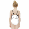 Custom Girl's Ruffle One Piece Adjustable Strap Swimsuit