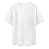 Custom Men's Round Neck Short Sleeve Button Down Casual Blouse Shirt