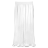 Custom Womens Elastic Waist Ruffle Hem Pocketed Wide Leg Pants