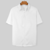 100% Cotton Custom All Over Print Men's Short Sleeved Shirt