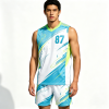 Custom Men's Adult V-Neck Basketball Jersey Set
