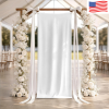 Peach Skin Tapestry with Satin Ribbons 24x75inch|Ship From USA