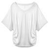 Customizable Women's 3/4 Sleeve V Neck Loose Casual Blouse Top