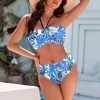 Custom Personalized Women's Halterneck Two Pieces Bikini Set
