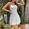 Women's Halter Neck Mini Slip Dress